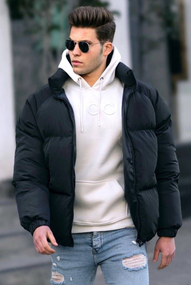 Куртка-пуховик Ісландія чорний S M