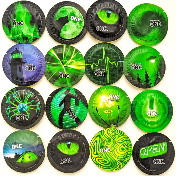 ONE Glowing Pleasures презервативи, що світяться у темряві | Зображення 3