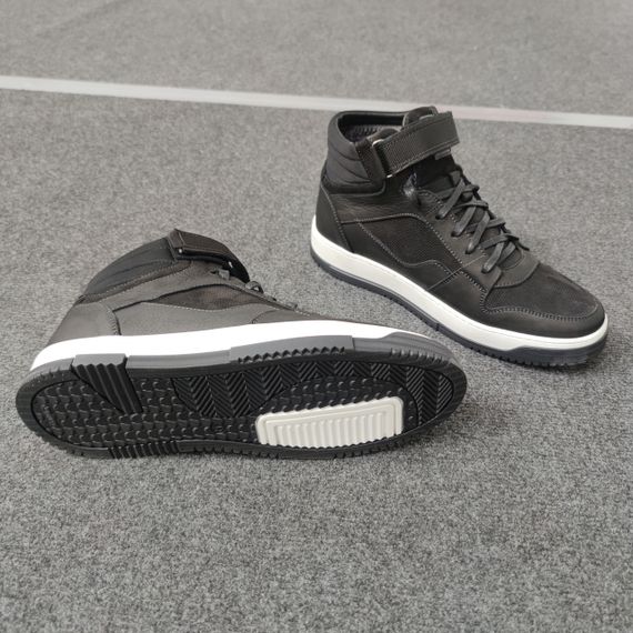 Кеди зимові з нубуку. Черевики на білій підошві 41 42 45 розмір | Зображення 4