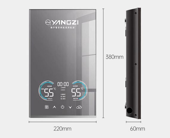 Высокоэффективный индукционный проточный водонагреватель 6 квт | Зображення 1