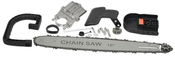 Насадка 16" цепная пила для болгарок (с системой смазки цепи) | Зображення 1