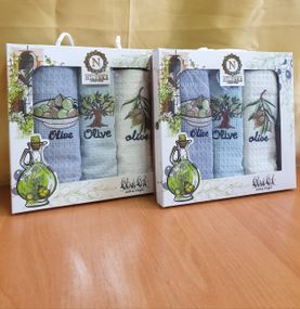 Набір рушників Zeron 128491 Туреччина 60*40  Вафельное полотно Бежевий