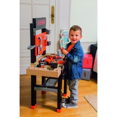 Игровой набор Smoby Black+Decker Блэк+Деккер Мастерская 92 аксессуара (360727) | Зображення 4