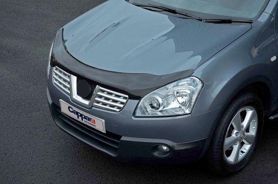 Дефлектор капота (EuroCap) для Nissan Qashqai 2007-2010 гг | Зображення 5