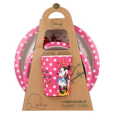 Набір дитячого посуду Stor Disney - Minnie Mouse, Bamboo Premium Set (Stor-01285) | Зображення 2