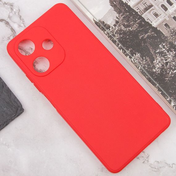 Силиконовый чехол Candy Full Camera для Infinix Hot 30 Красный / Red | Зображення 1