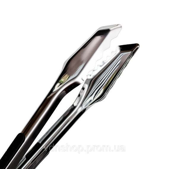 Щипцы кухонные металлические 34×4.5 (см) кулинарные щипцы для мяса, рыбы, гриля поварские щипцы HP-8-66 | Зображення 1