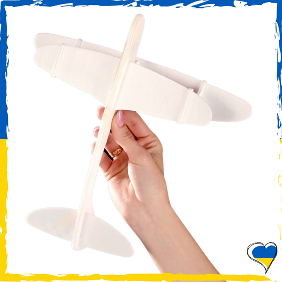 Самолет-планер. Самолет с USB освещения. Самолет детский | Зображення 1