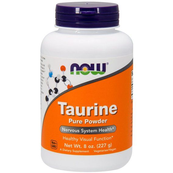 Таурін NOW Foods Taurine Pure Powder, 8 oz 227 g /227 servings/ NF0260