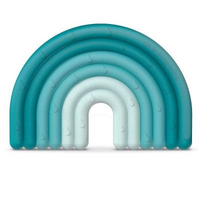 Прорезыватель Suavinex силиконовый с пузырьками/голубой (401435)