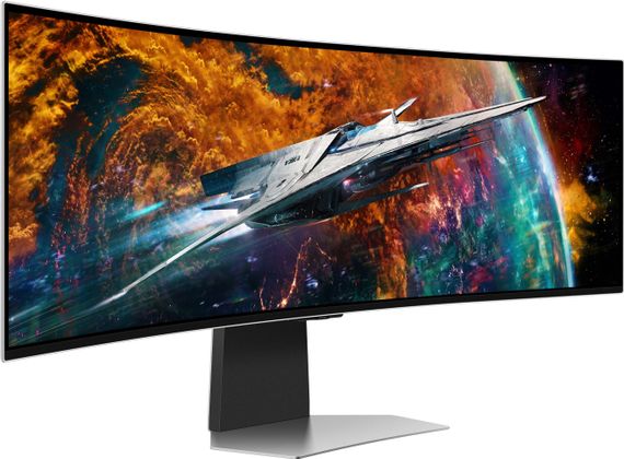 Монітор Samsung 48.7'Odyssey OLED G9 G95SC HDMI, DP, USB, MM, OLED, 5120x1440, 32:9, 240Hz, 0.3ms, CURVED (LS49CG954SIXUA) | Зображення 1