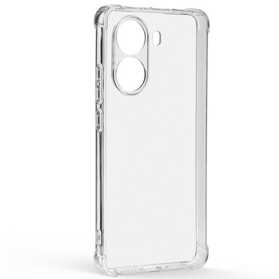TPU чехол GETMAN Ease logo усиленные углы Full Camera для Xiaomi Poco X7 Pro Бесцветный (прозрачный) | Зображення 1