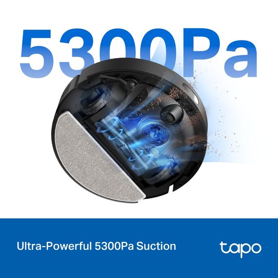 Робот-пылесос TP-LINK TAPO RV 30 MAX LIDAR с поддержкой влажной уборки + док-станция TAPO-RV30-MAX-PLUS | Зображення 3