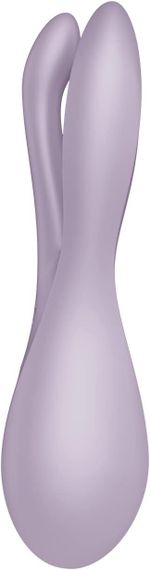 Кліторальний вібратор Satisfyer Threesome 2 Violet, 3 гнучкі пальчики, 3 мотори | Зображення 2