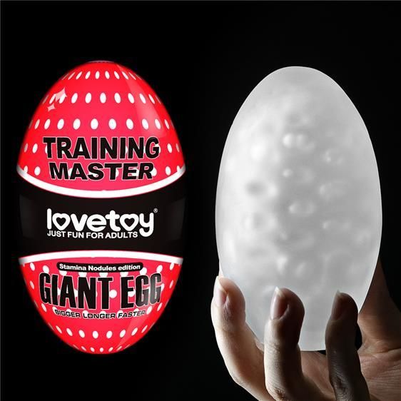 Мастурбатор - Traning Master Giant Egg Masturbator Red sexstyle | Зображення 1