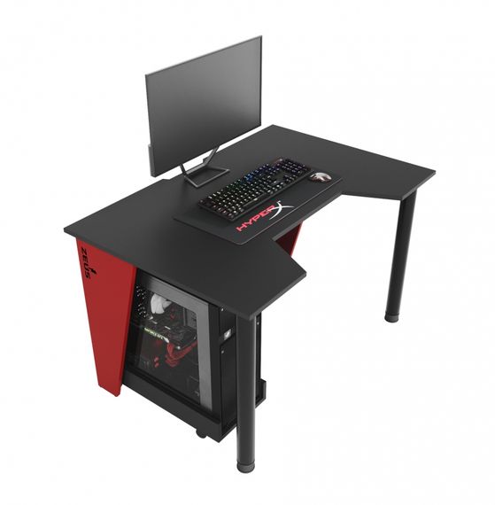 Стол геймерский ZEUS GAMER-1 черныйкрасный | Зображення 5