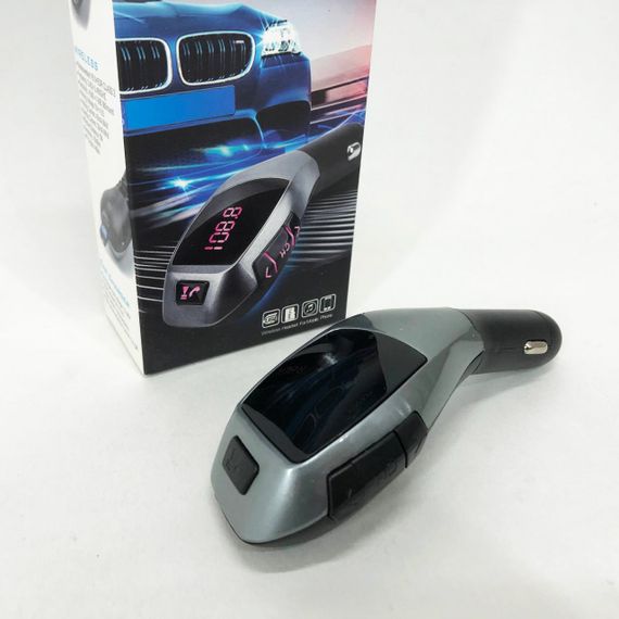 Автомобильный bluetooth fm модулятор X5 ВТ для автомагнитолы, mp3 / фм трансмиттер с дисплеем | Зображення 1