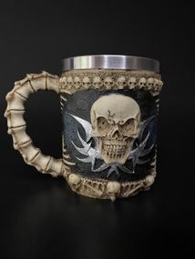 Кружка Корсар 400 мл — 3D келих із епоксидної смоли та нержавіючої сталі