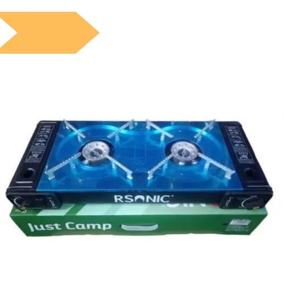 Плита газова XPRO 2 конфорки (2.3KW) 4016 (4) синя (MER-15405_1045)