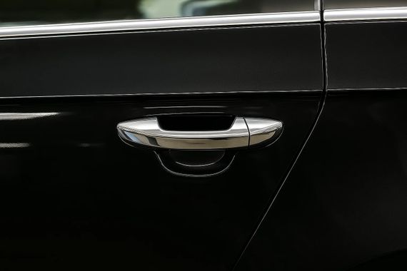 Накладки на ручки (4 шт, нерж) OmsaLine, Італійська нержавійка для Volkswagen Passat B6 2006-2012 рр