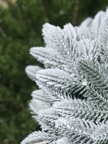 Вінок різдвяний Classic литий d-50 см засніжений | Зображення 2