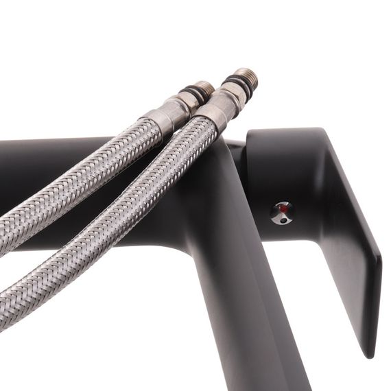 Смеситель для умывальника Haiba Alex 001 High Черный (HB3923) | Зображення 2