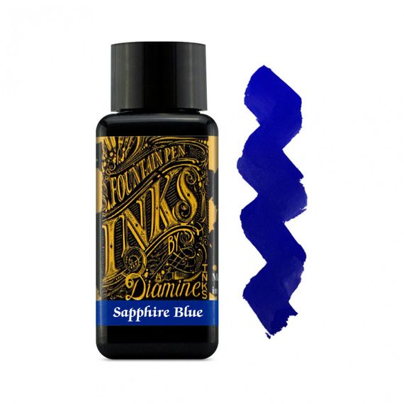 Чернила для перьевых ручек Diamine Ink 30мл, Sapphire Blue