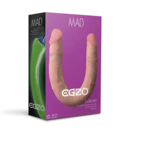 Двухсторонний фаллоимитатор "FLEX&FIX" EGZO DL001F Sex Aura | Зображення 1