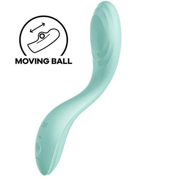 Вібратор із перлинною стимуляцією точки G Satisfyer Rrrolling Pleasure Mint Sex Aura