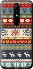 Чехол на Nokia 5.1 Plus Рождественский орнамент "3303u-1543-17620"