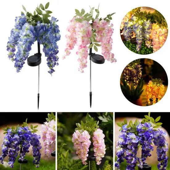 Вулична декоративна сонячна лампа з датчиком руху, водонепроникна, 2шт  70 см