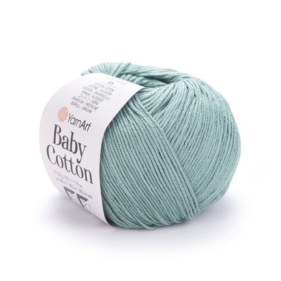 Пряжа YarnArt Baby Cotton No 439 (Ярнарт Бебі Коттон) 50 г / 165 м напівбавовна для дитячих речей та іграшок амігурумі