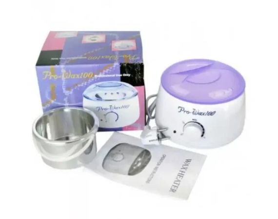 Воскоплав баночный с терморегулятором PRO-WAX 100 для воска в банке, в гранулах, в таблетках 400 мл | Зображення 2