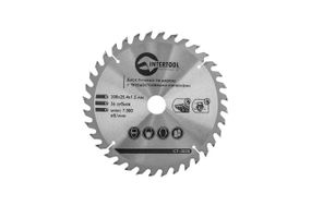 Диск пильный Intertool - 200 х 36T х 25,4 мм (CT-3020)