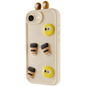 Чехол TPU Toys Case with Ears для Apple iPhone 16e (6.1") Sand