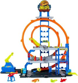 Игровой набор Гараж с мега петлей Hot Wheels City Mega Loop Garage