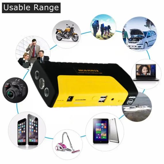 Пусковое автомобильное устройство для аккумулятора JUMP Starter Power Bank 50800 mAh | Зображення 3