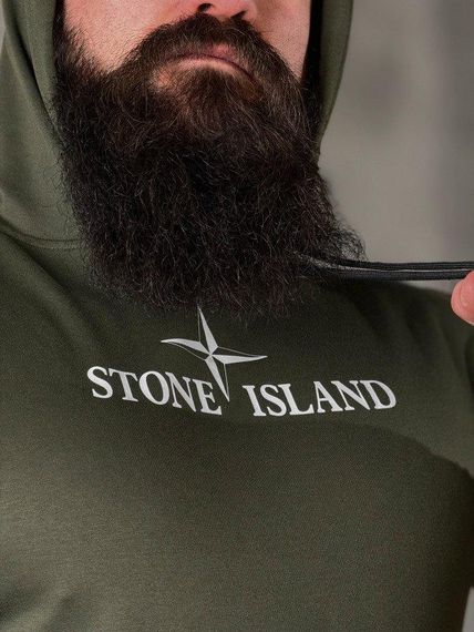 Худі maklin Stone island олива ВТ5074 | Зображення 4