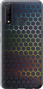 Чехол на Vivo Z5X Переливающиеся соты "498u-1765-17620"