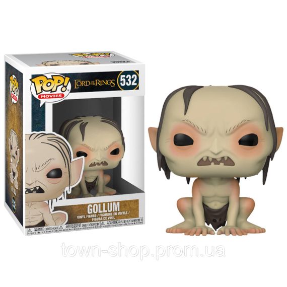 Игровая фигурка Funko POP! cерии Lord of the Rings/Hobbit S3 – Gollum (w/CH) | Зображення 2