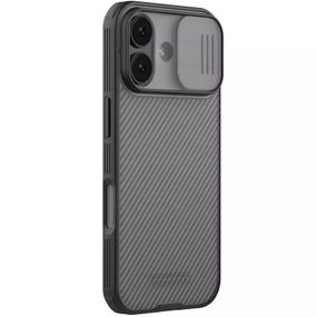 Карбонова накладка Nillkin CamShield Pro для Apple iPhone 17 (6.3") Transparent black