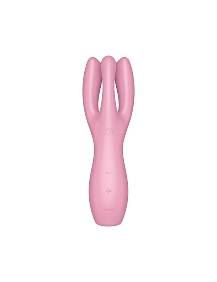 Кліторальний вібратор Satisfyer Threesome 3 з трьома пальчиками, Рожевий | Зображення 1