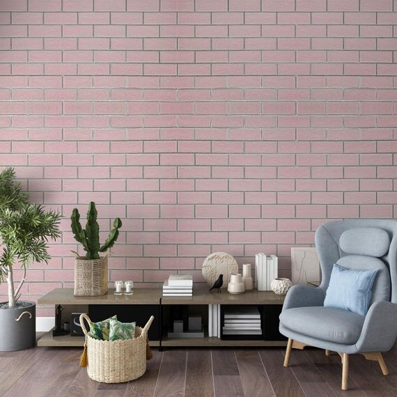 Панель стінова 3D NEW CULTURAL WALL 70*70cm*5mm PINK+SILVER (D) SW-00001501 | Зображення 2