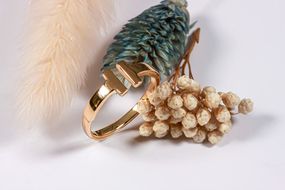 Женское кольцо Tiffany из красного золота 18