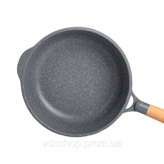 Алюминиевый сотейник 4,3 л мраморный с антипригарным покрытием Ø 28 см серый MGC HP-4-437G | Зображення 1