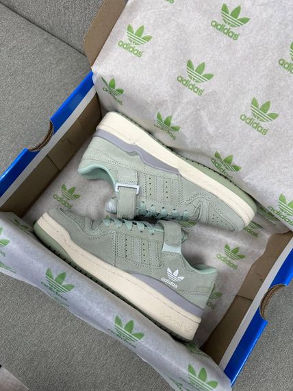 Кросівки жіночі Ad-idas Forum Low Green Suede | Зображення 5