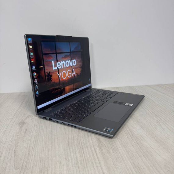 Ігровий ультрабук-трансформер Б-клас Lenovo Yoga 7i 16IAH7 / 15.6" (2560x1600) IPS Touch / Intel Core i7-12700H (14 (20) ядер по 3.5 - 4.7 GHz) / 32 GB DDR5 / 1000 GB SSD NVMe / Intel Arc A370M, 4 GB GDDR6, 64-bit / WebCam б/в | Зображення 7