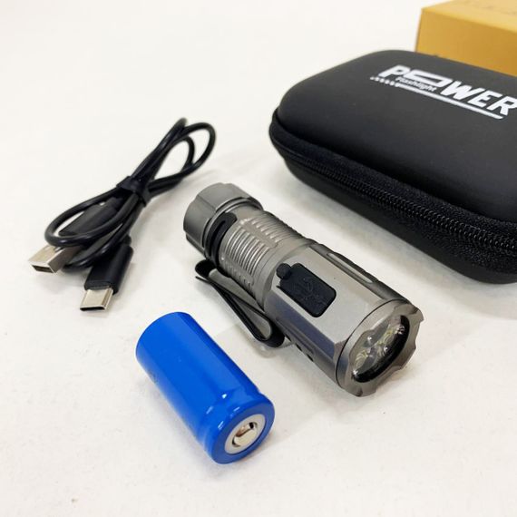 Яркий тактический фонарик, Фонарь для дома с зарядкой от розетки, Перезаряжаемый ручной фонарь JK-64 | Зображення 1