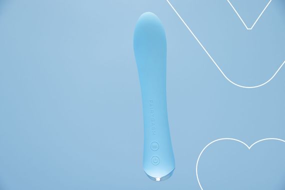 Вібратор з підігрівом FairyGasm WowGenie blue, підігрів до 42 °C | Зображення 5