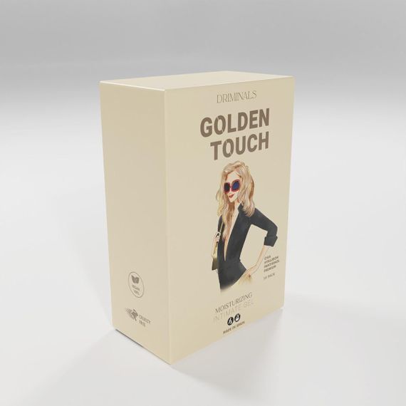Набір пробников екстразволожувального гель-лубриканту Driminals Golden Touch (10 x 4 мл) sexstyle